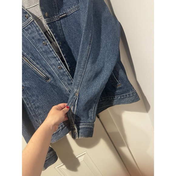 Vintage Harley Davidson Biker‎ Blues Denim Jacket Mens Biker Motorcycle M Coat - Picture 4 of 16